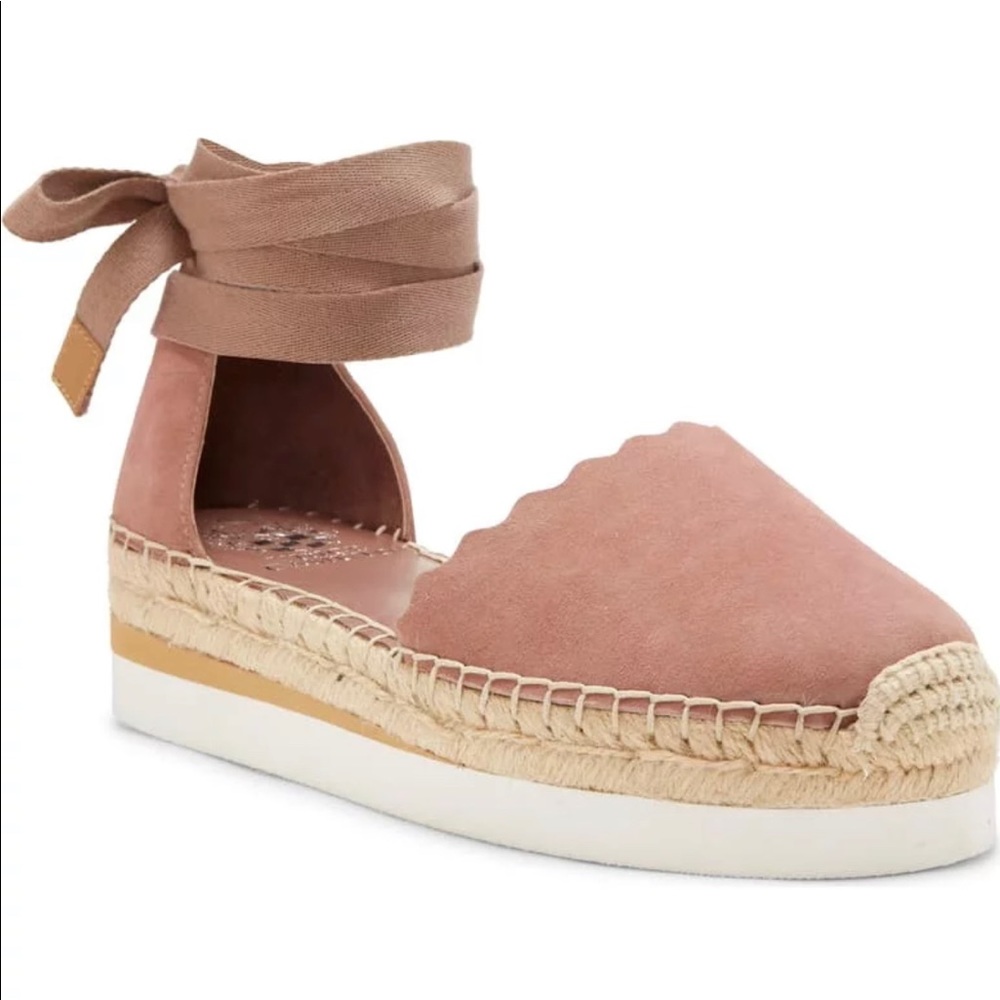Vince Camuto Brittie Platform Espadrille Sandals pink